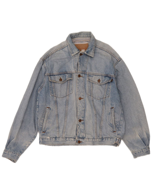 Wampum Chaqueta vaquera para hombre UK 38 Azul medio
