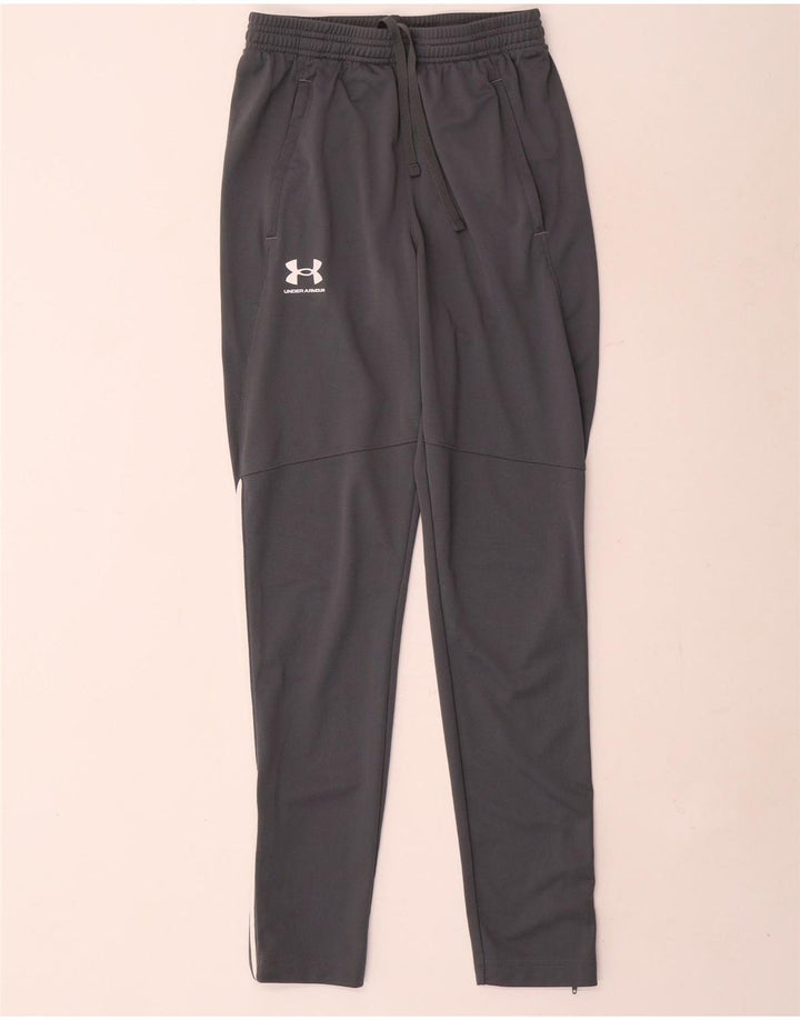 Under Armour Pantalón de chándal ajustado para hombre, talla pequeña, gris