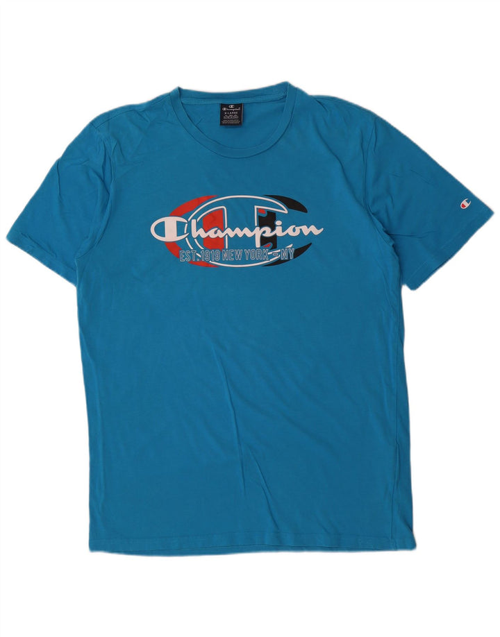 Champion Camiseta gráfica para hombre Top XL Azul