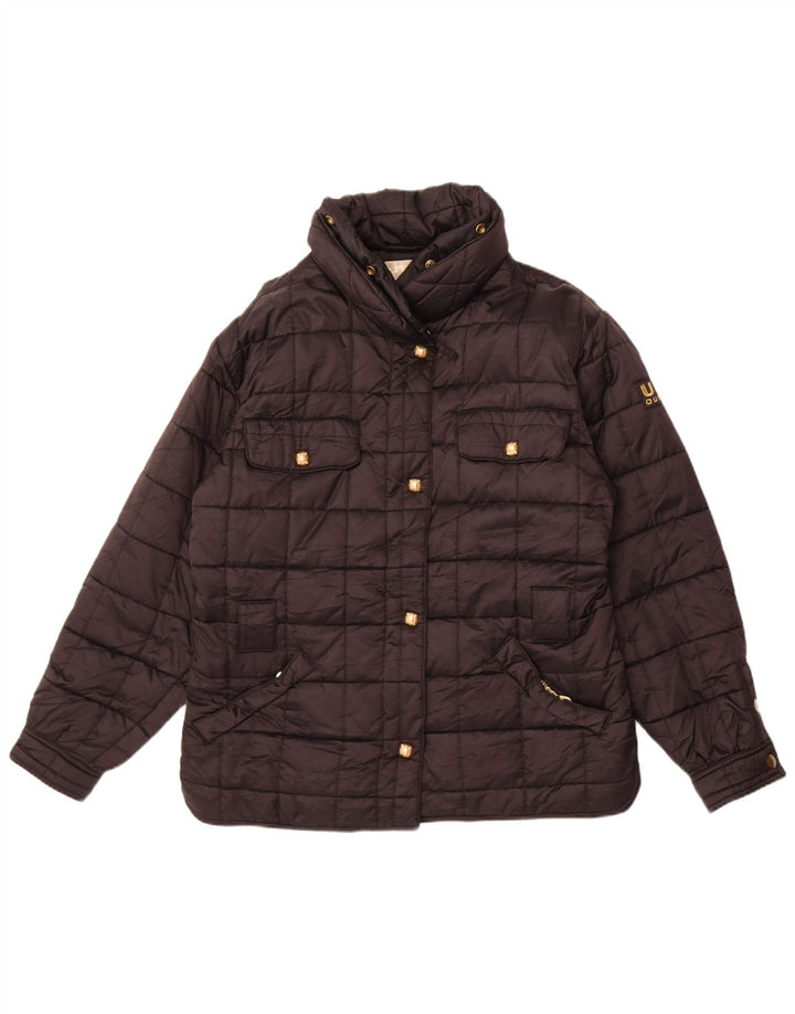 Outrage Chaqueta acolchada para mujer UK 40 Mediana Poliéster negro