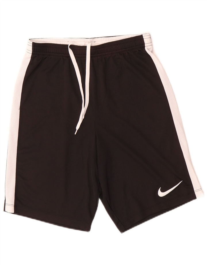 Nike - Pantalones cortos deportivos Dri Fit para hombre, poliéster color block, color negro, pequeño