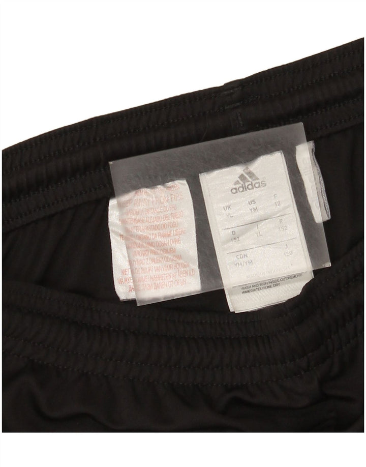 Adidas Boys Climalite Sport Shorts 12-13 años Grande Negro Poliéster