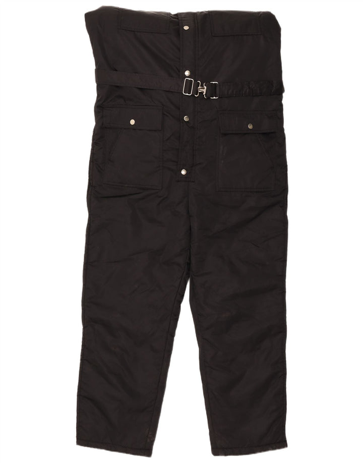 Sears Work Leisure Mono de esquí con capucha para hombre, nailon negro grande