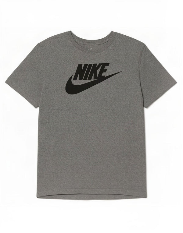 Nike Camiseta gráfica para hombre Top XL Gris Algodón