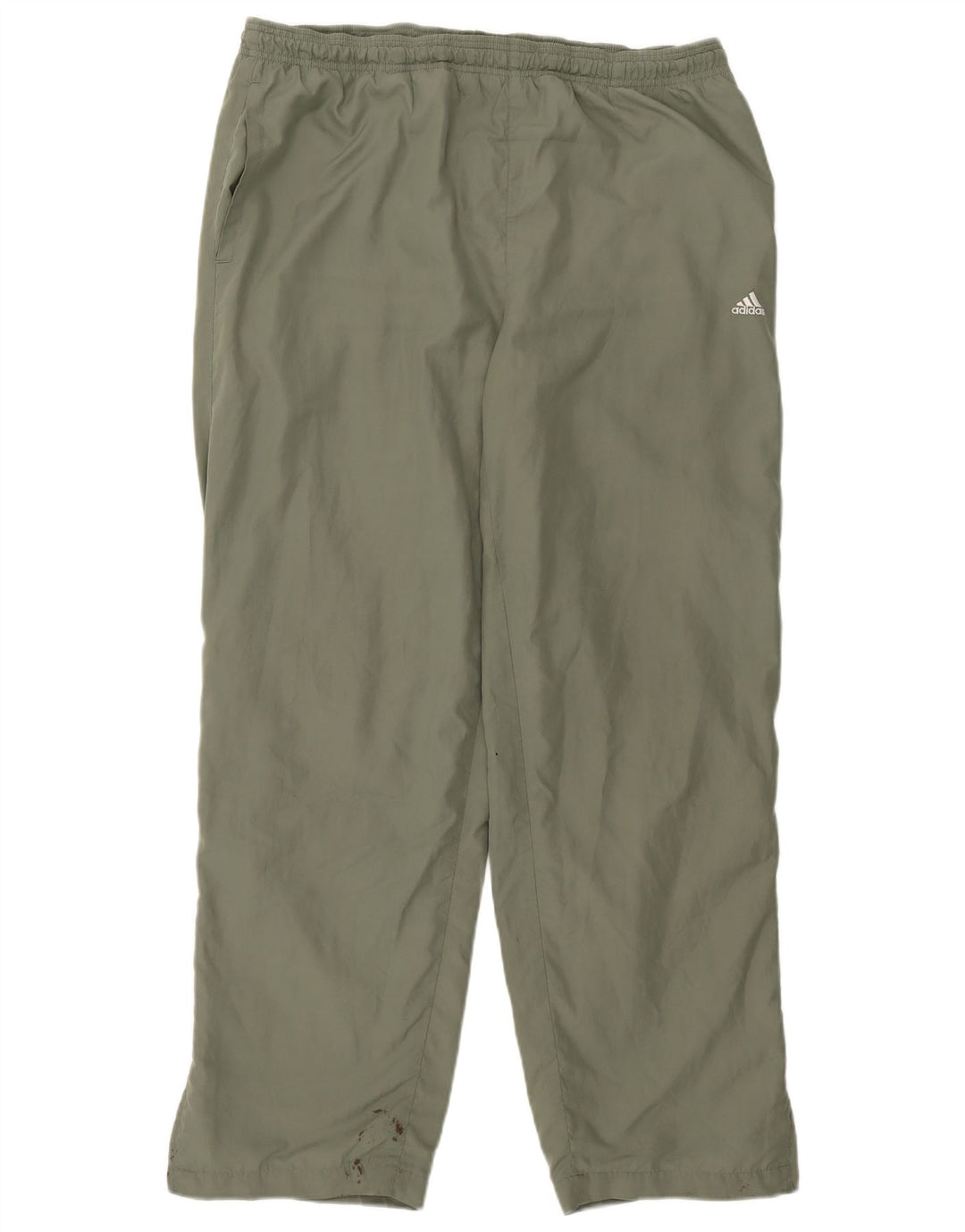 Adidas - Pantalón de chándal para hombre, talla 44/46, color caqui, poliéster