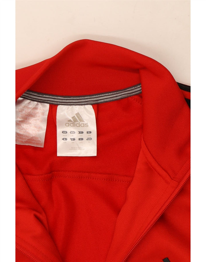 Adidas Chaqueta Chándal Niño 15-16 Años Rojo Poliéster