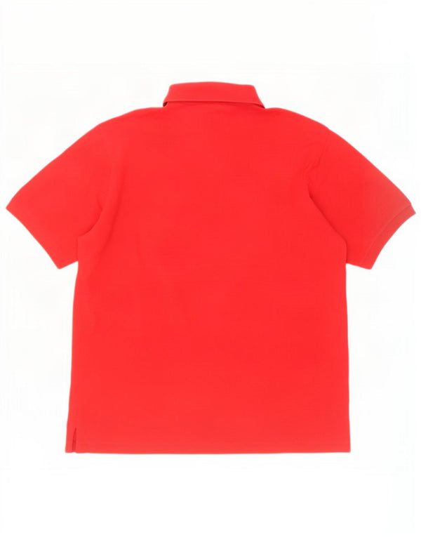 Sergio Tacchini Mens Polo Shirt IT 54 XL Red Cotton