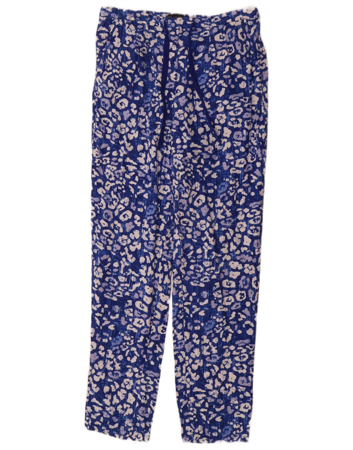 Marks & Spencer Pantalones Chinos para Mujer UK 12 Medium W30 L31 Azul
