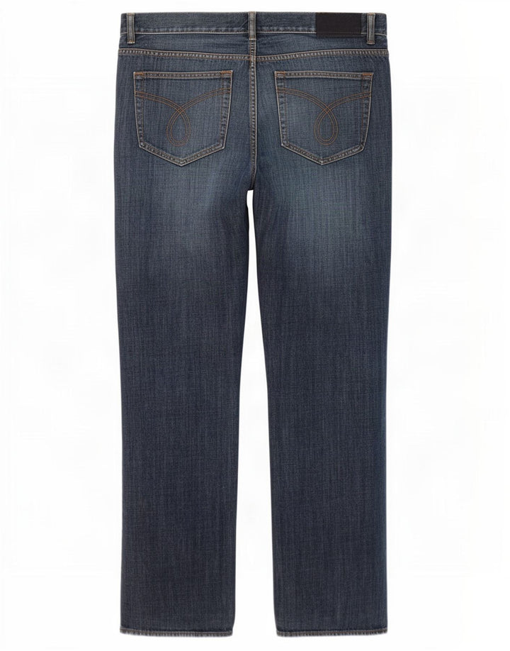 Calvin Klein Jeans rectos para hombre W36 L33 Algodón azul