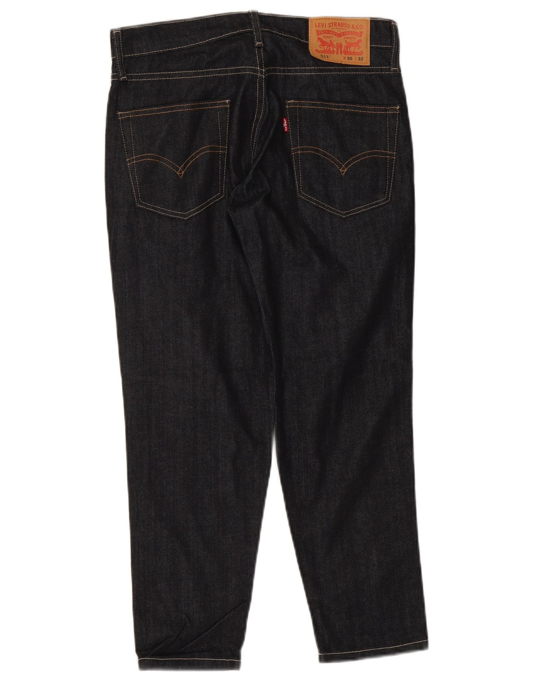 LEVI'S Jeans 511 Slim Cropped para Mujer W30 L24 Algodón Azul Marino