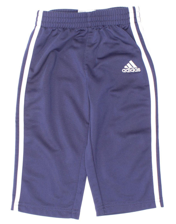 Adidas Pantalón Chándal Bebé Niño 9-12 Meses Azul Marino Poliéster