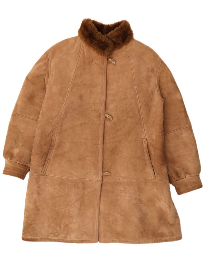 Sinclair Abrigo de piel de oveja para mujer IT 48 XL Piel de oveja marrón