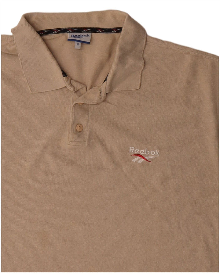 Polo Reebok Hombre XL Algodón Beige