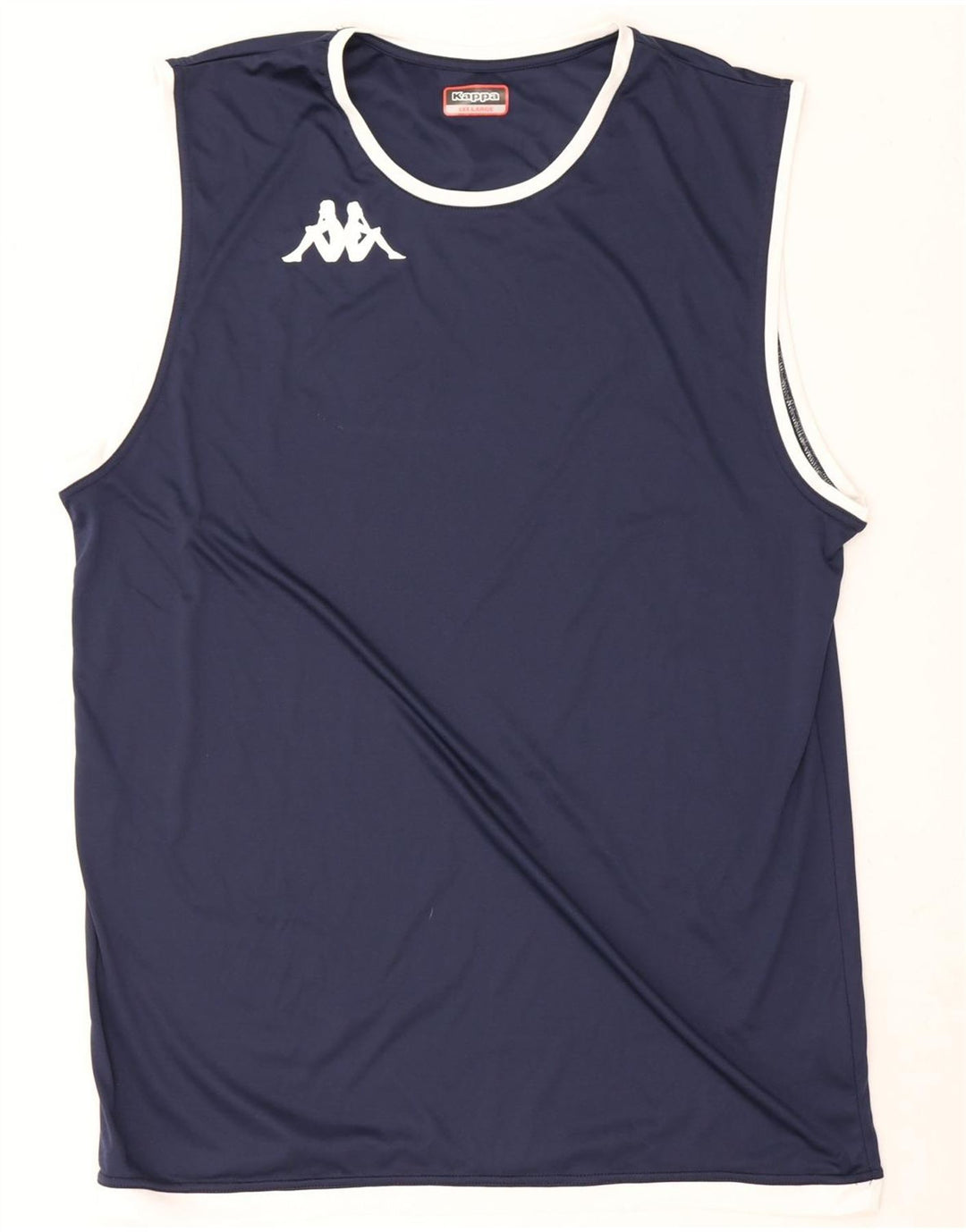 Kappa Hombre Chaleco Top 3XL Azul Marino Poliéster