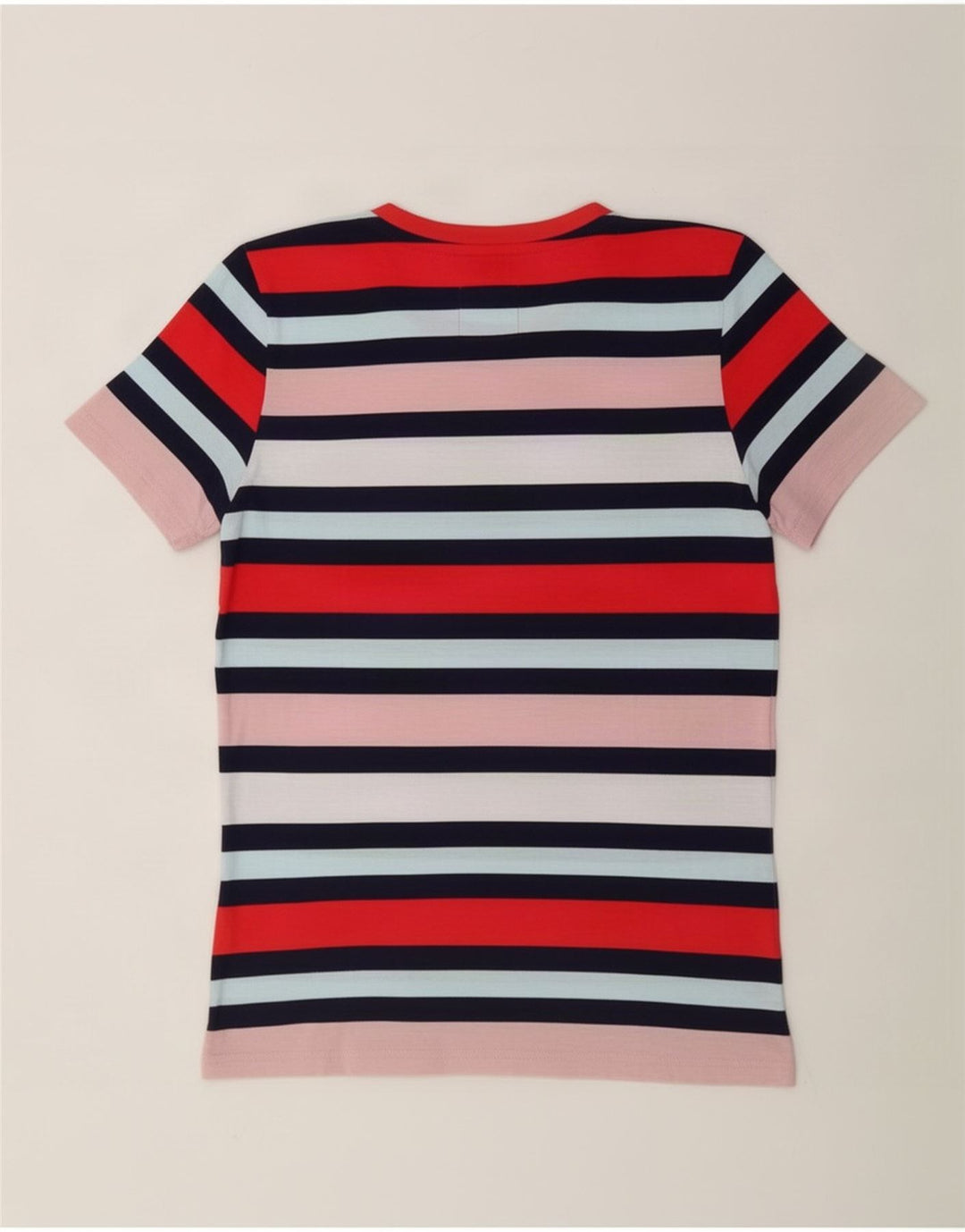 Superdry Camiseta gráfica para mujer, talla 40, talla mediana, multicolor, a rayas