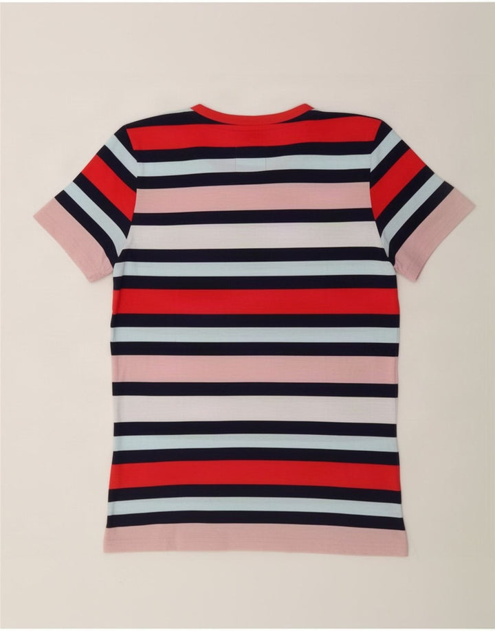 Superdry Camiseta gráfica para mujer, talla 40, talla mediana, multicolor, a rayas