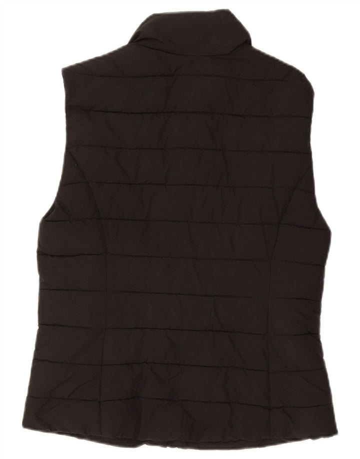 Jack Wills Chaleco acolchado para mujer UK 10 Small Poliéster negro