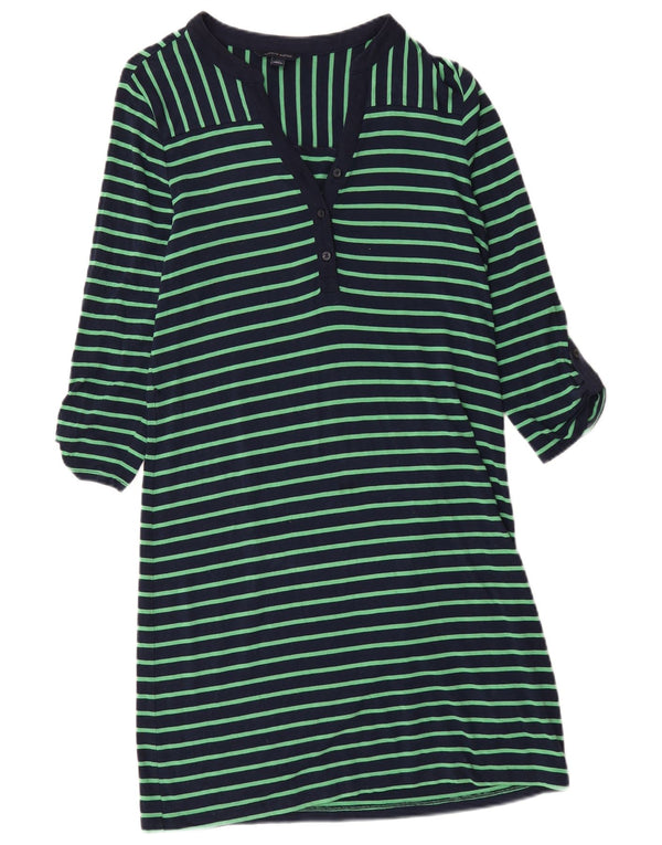 Tommy Hilfiger Vestido tipo camiseta para mujer UK 44 Grande Azul marino a rayas