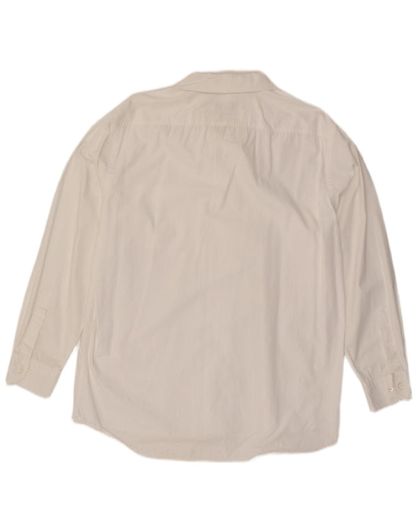 Camisa Hugo Boss Hombre Grande Algodón Blanco