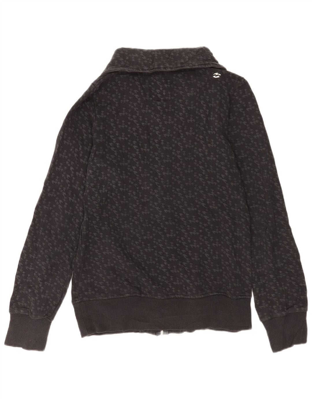 Billabong Chaqueta de chándal para mujer UK 40 Grande Gris Pata de gallo Algodón