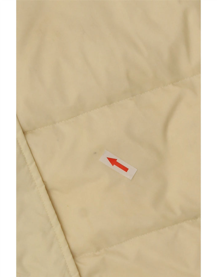Pheder Abrigo acolchado con capucha para mujer IT 46 Large Nylon amarillo
