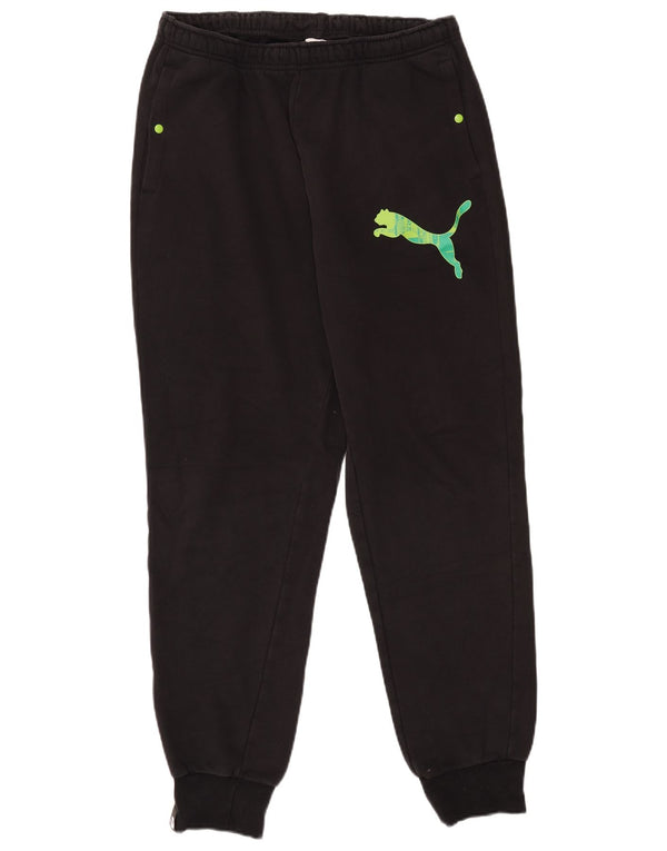 Puma Pantalones De Chándal Para Hombre Joggers Large Negro Algodón
