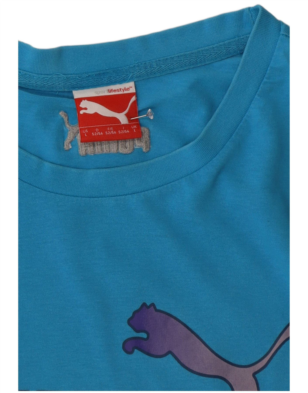 Puma - Camiseta gráfica para hombre, talla grande, color azul