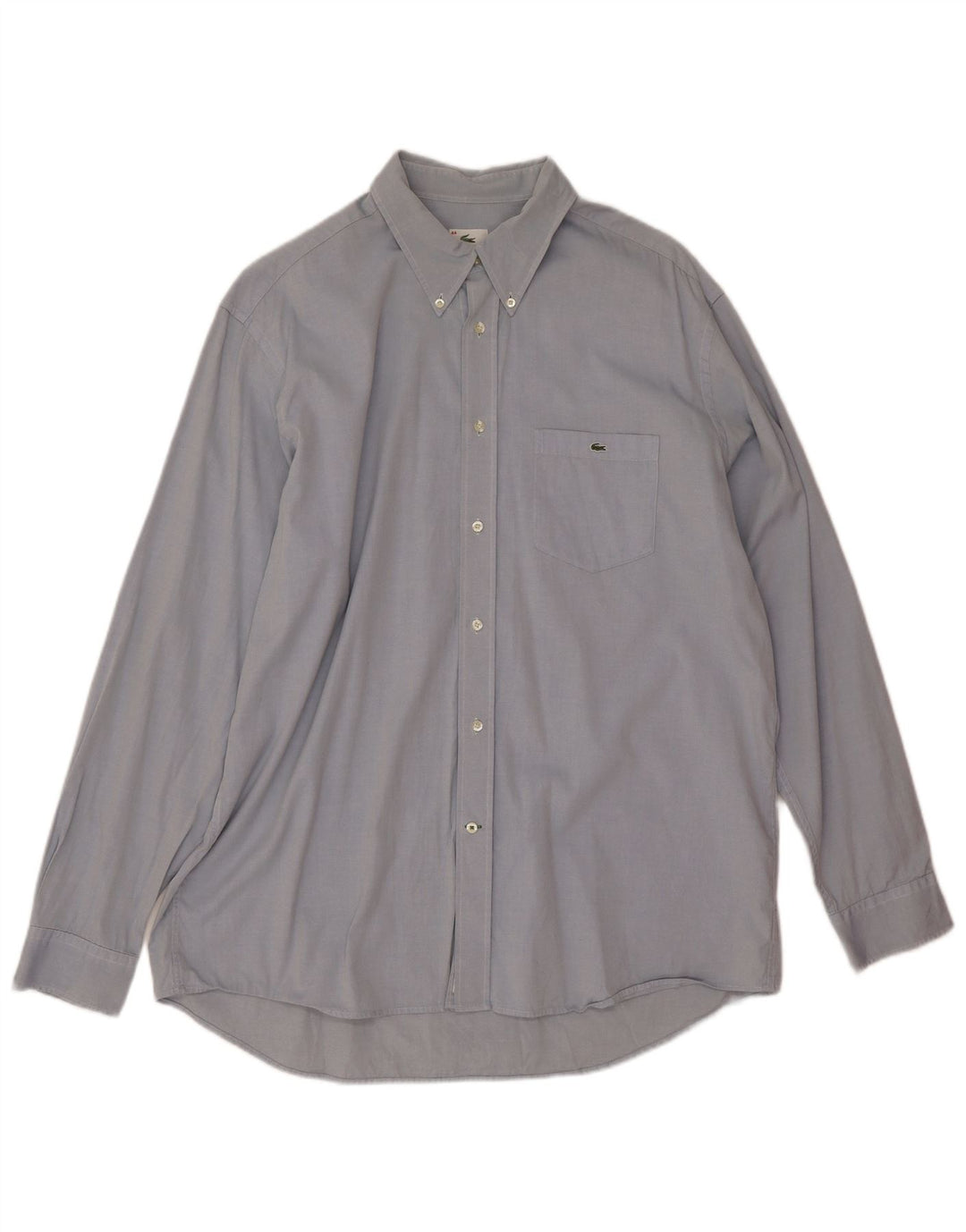Camisa Lacoste Hombre Talla 44 XL Algodón Azul