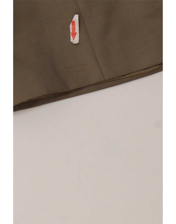 Pierre Cardin Chaqueta Blazer de 3 Botones para Mujer UK 40 Grande Beige Lana Nueva