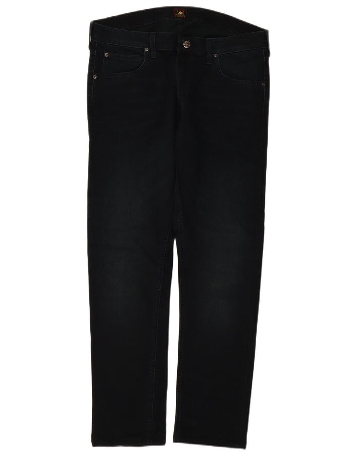 Vaqueros Lee Mujer Rectos W36 L29 Azul Marino