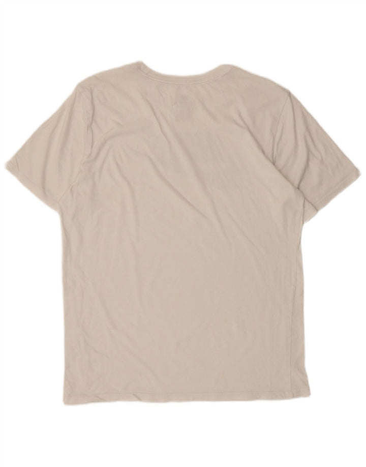 Nike Camiseta con gráfico de corte atlético para hombre, talla mediana, blanca