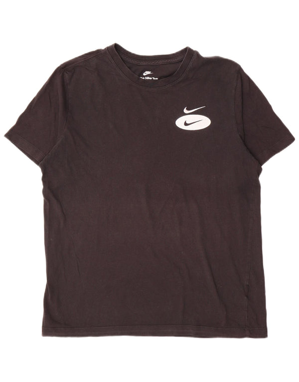 Camiseta Nike Hombre Top Medium Negro Algodón
