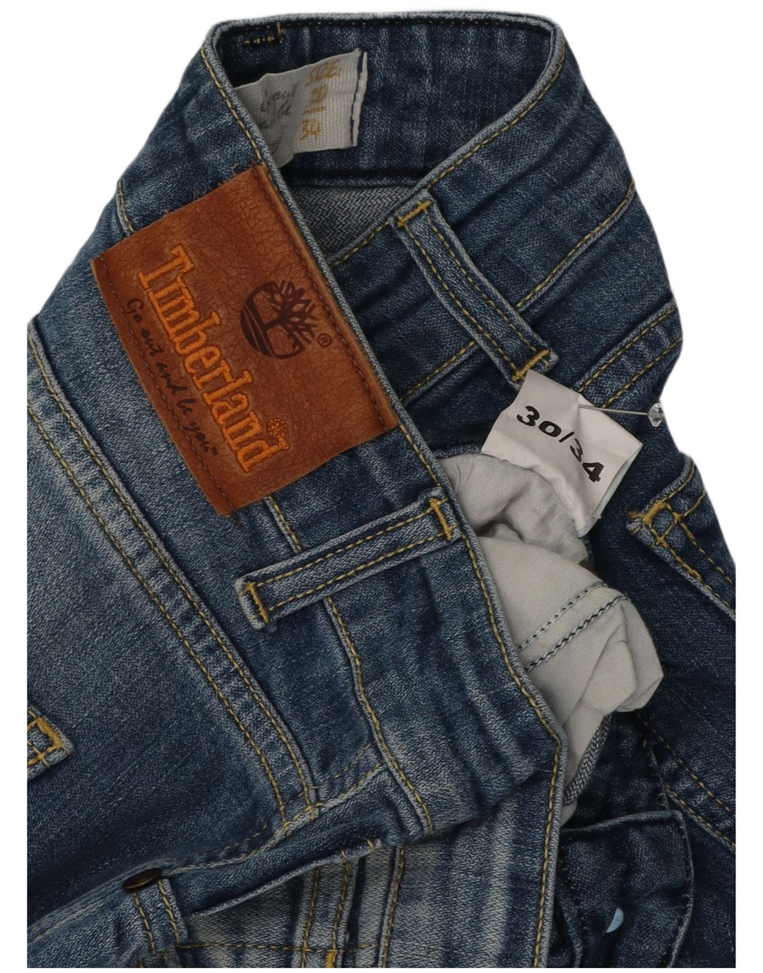 Timberland Vaqueros Cónicos Mujer W30 L28 Azul