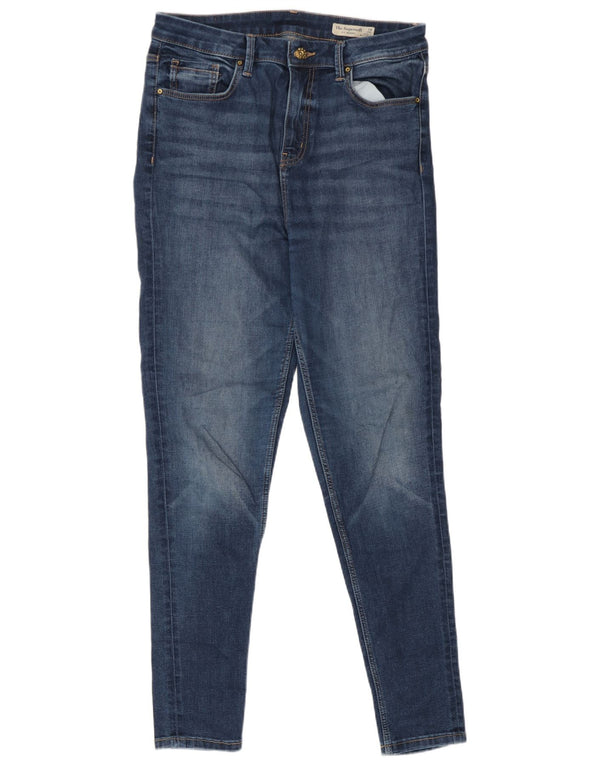 Marks & Spencer Jeans ajustados Ivy para mujer UK 14 Large W32 L29 Algodón azul