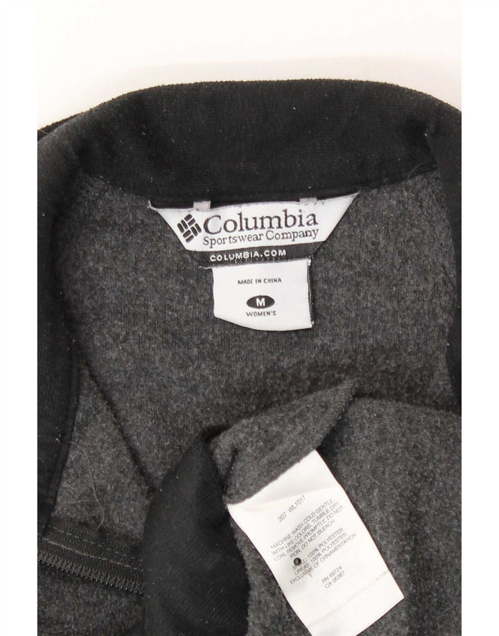 Columbia Chaleco polar para mujer UK 44 Poliéster gris medio