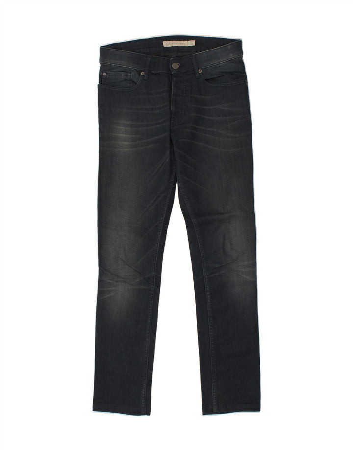 CALVIN KLEIN Womens Slim Jeans W29 L32 Navy Blue Cotton Vintage Calvin Klein and Second-Hand Calvin Klein from Messina Hembry 