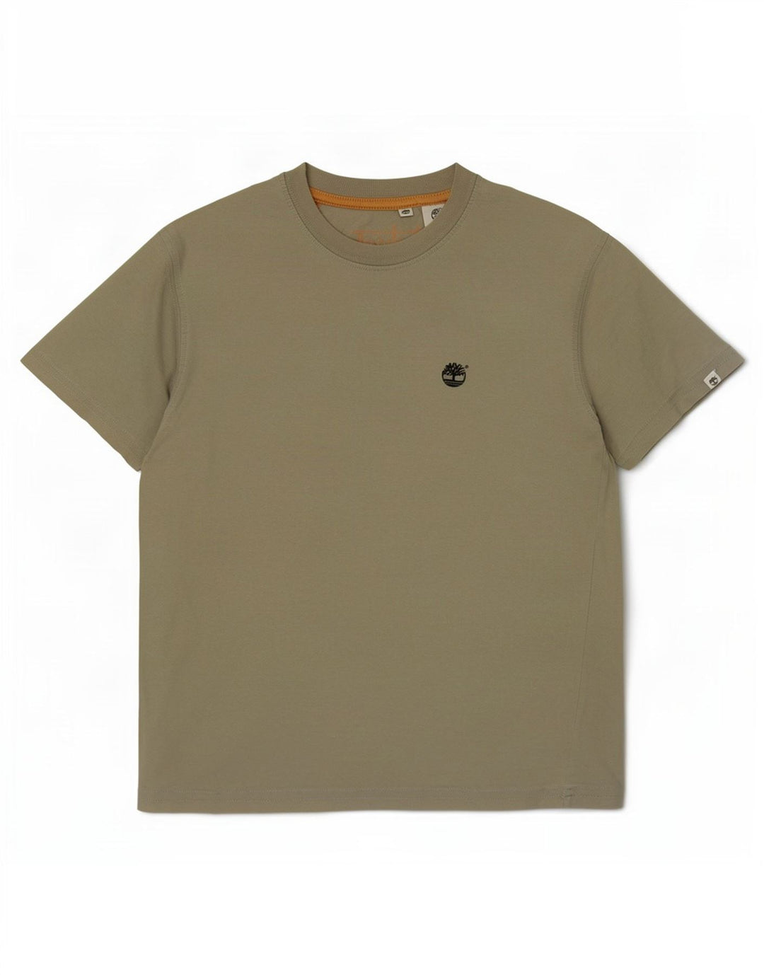 Timberland Camiseta gráfica para hombre Top Small Khaki Cotton