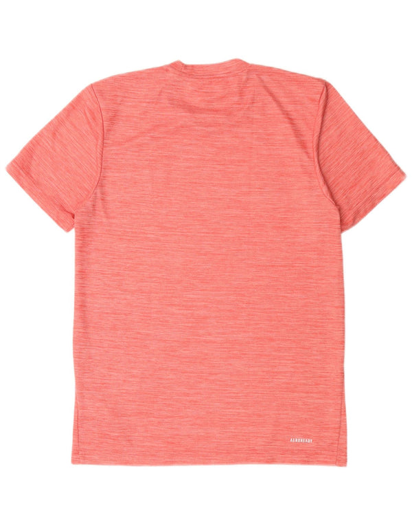 Adidas Hombre Aeroready Camiseta Top Pequeño Rosa Poliéster Moteado