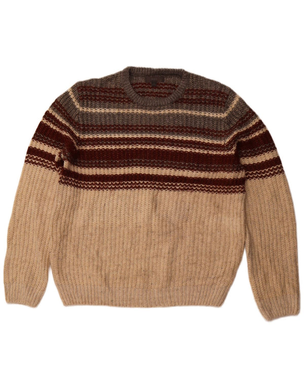 Marks & Spencer Suéter De Cuello Redondo Para Hombre Acrílico Burdeos Grande