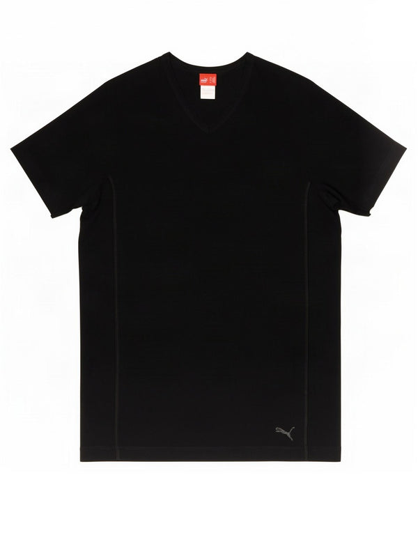 Camiseta Puma Hombre Top Medium Negro Algodón