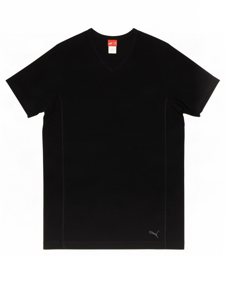 Camiseta Puma Hombre Top Medium Negro Algodón