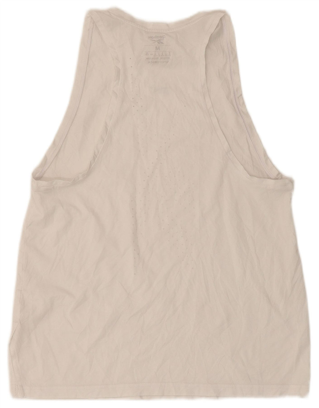Reebok Camiseta sin mangas para mujer UK 12/14 Medium White