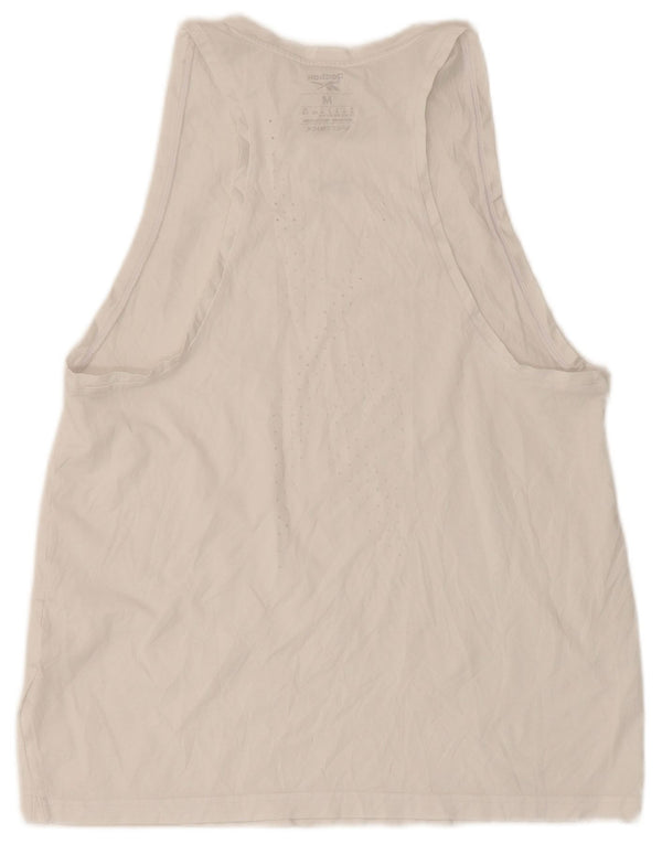 Reebok Camiseta sin mangas para mujer UK 12/14 Medium White