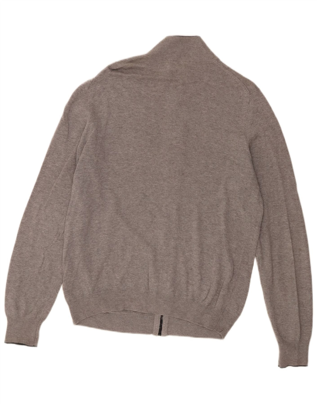 Jersey tipo cárdigan para hombre Gap de algodón gris medio