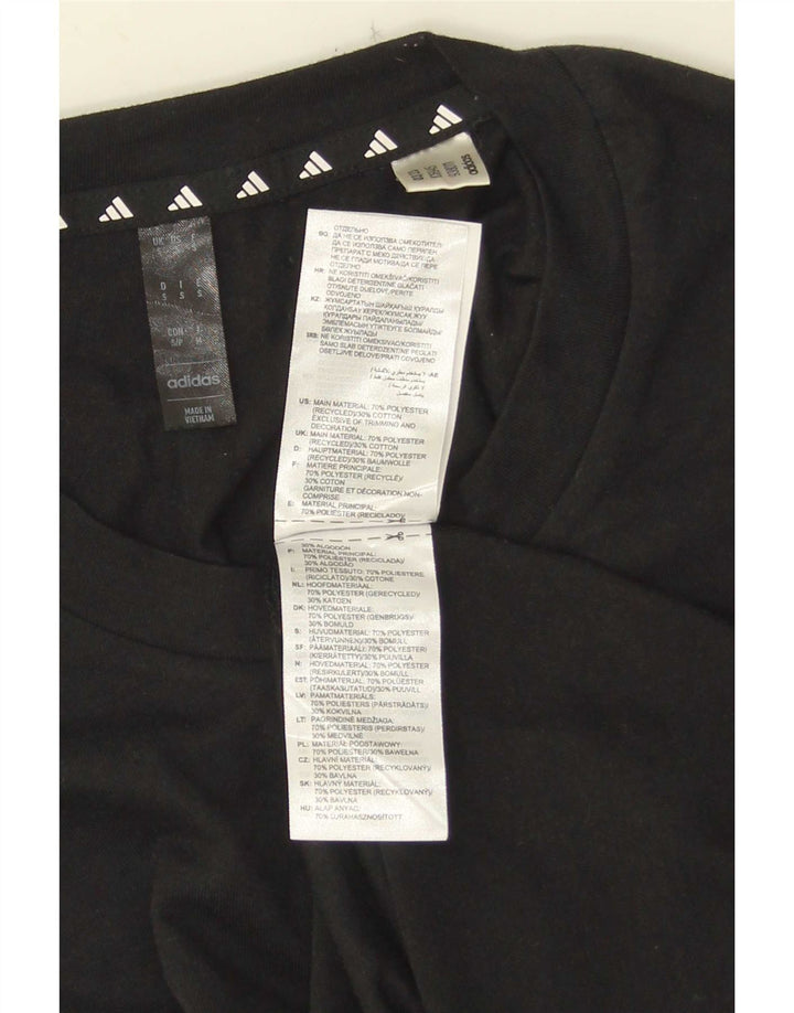 Adidas Hombre Aeroready Chaleco Top Pequeño Poliéster Negro