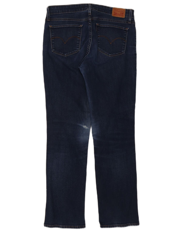 Vaqueros Levi's Mujer 714 Rectos W30 L29 Azul Marino