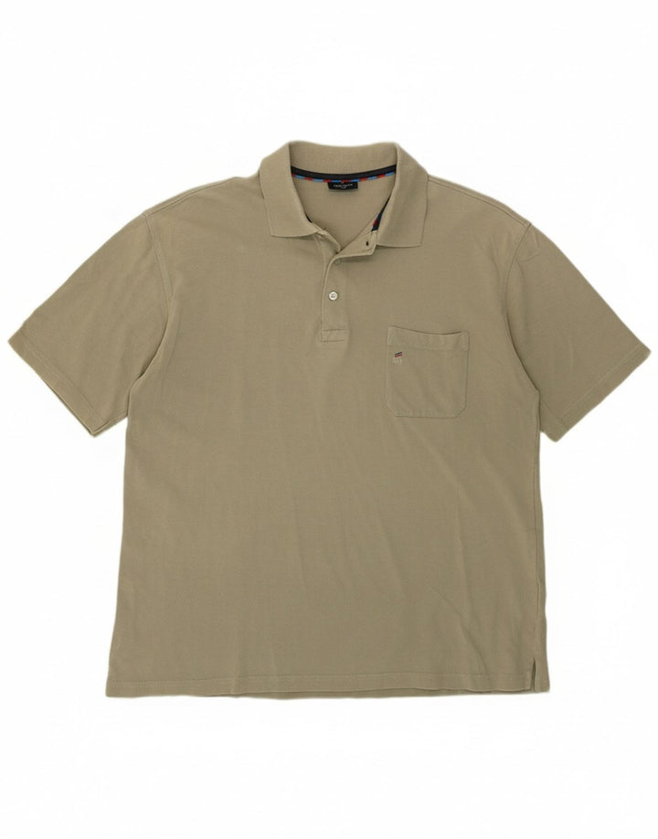 DANIEL HECHTER Mens Polo Shirt XL Green