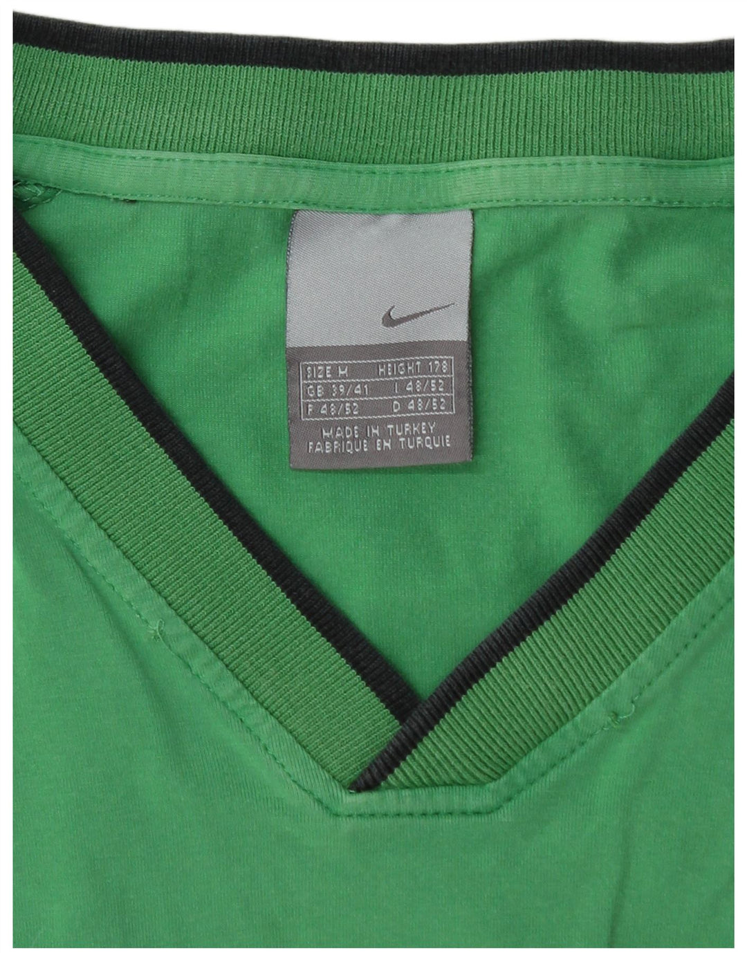 NIKE Camiseta gráfica para hombre UK 39/41 Medium Green Colourblock