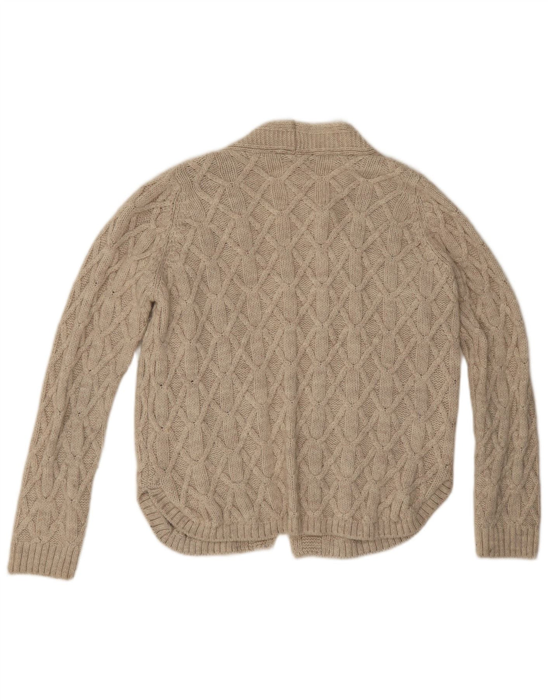 Marks & Spencer Suéter tipo cárdigan abierto de gran tamaño para mujer UK 40 Medium Beige