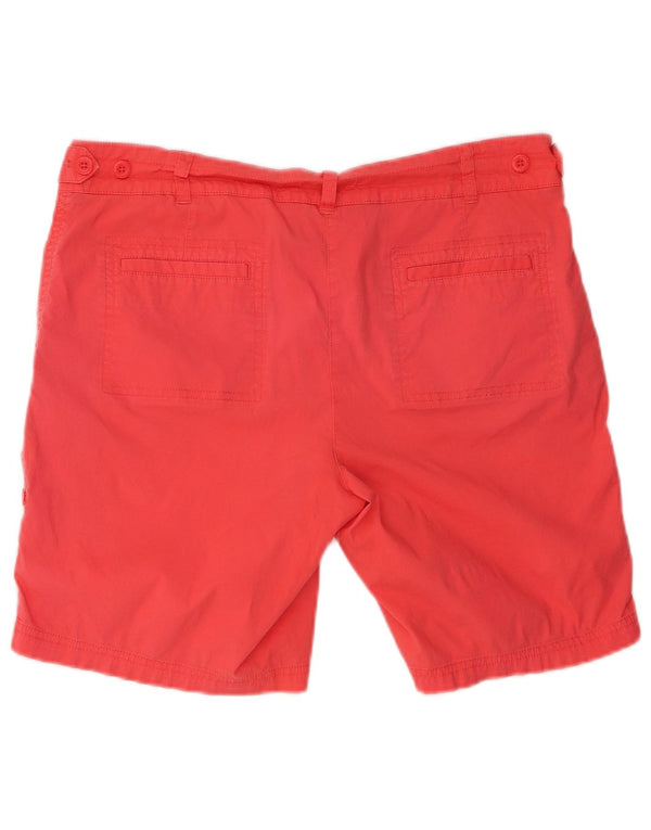 Nautica Pantalones cortos chinos para mujer US 10 grande W32 algodón rosa